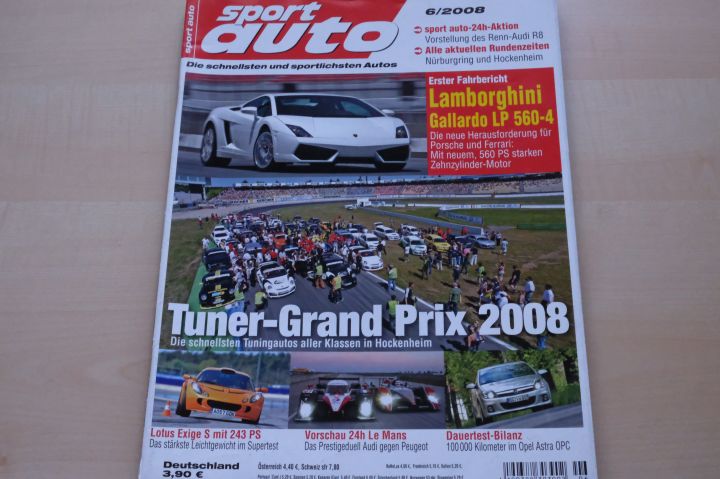 Deckblatt Sport Auto (06/2008)